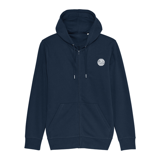 Torn Dive Flag Eco-Friendly Hoodie - Navy