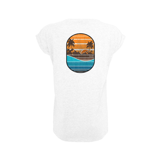 IslandSunset-White-ShoulderTee-Back-Women