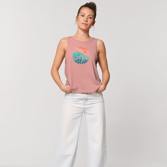 Vitamin Sea Women's Organic Cropped Muscle Tank
