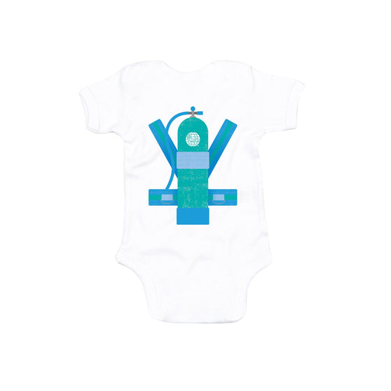 Future Dive Buddy Organic Cotton Baby Onesie / Bodysuit