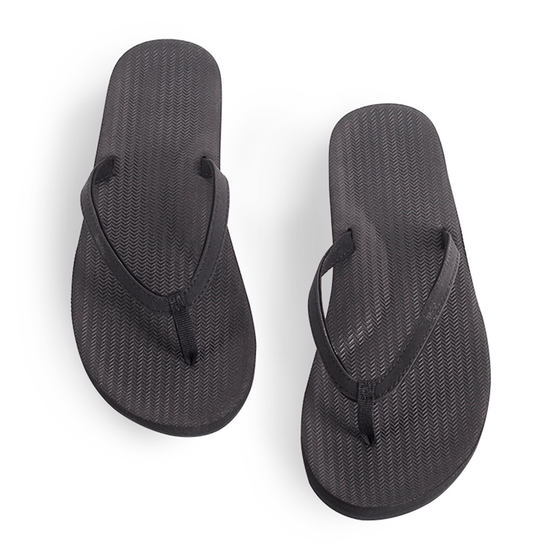 Indosole Women’s ESSNTLS Flip Flops - Black