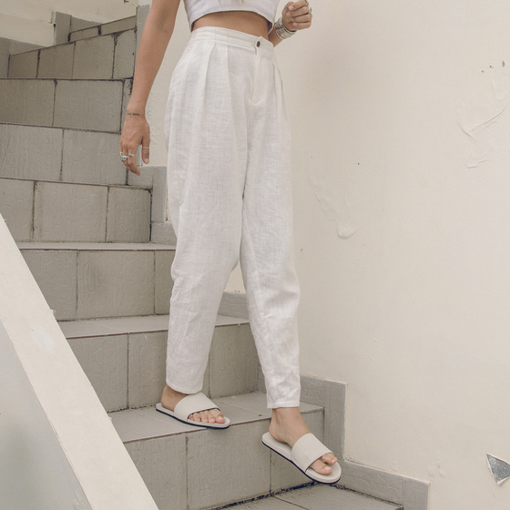 Indosole Women’s Slides - Sea Salt