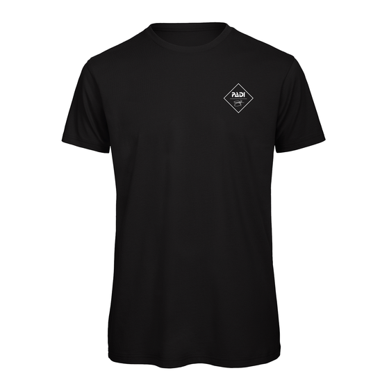 PADI x Joe Romeiro Signature Collection Mako Shark Tee-Black