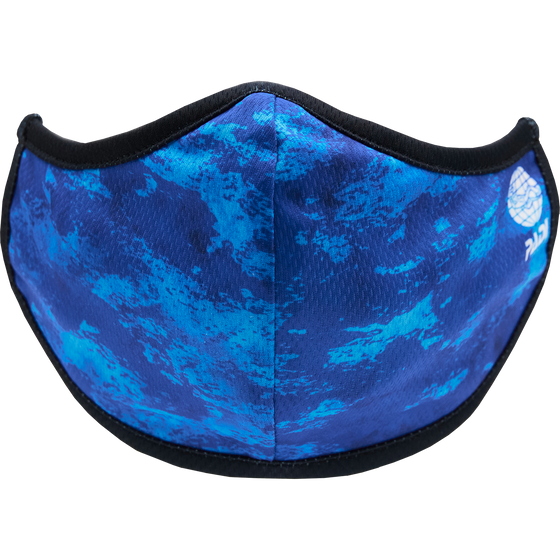 Ocean Depths 3-Layer Face Mask made from Recycled Plastic w/ Filter Pocket