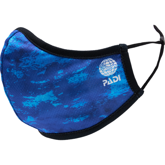 Ocean Depths 3-Layer Face Mask made from Recycled Plastic w/ Filter Pocket