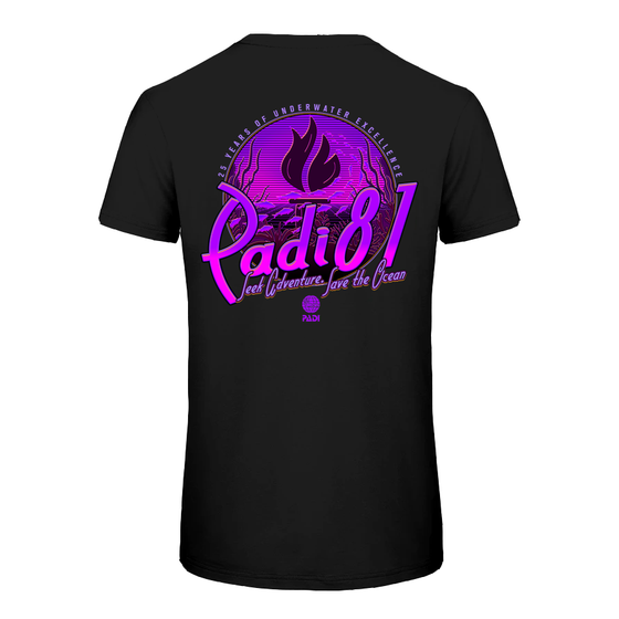 Men’s PADI Turns 25 Anniversary Retro Tee