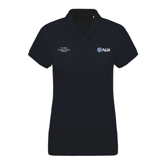 Advanced Freediver Instructor Women's Polo - Navy