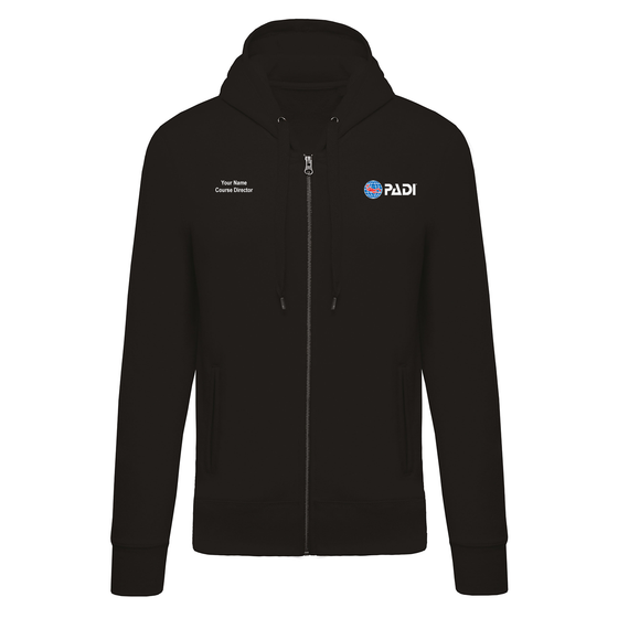 Course Director Unisex Zip Up Hoodie - Black