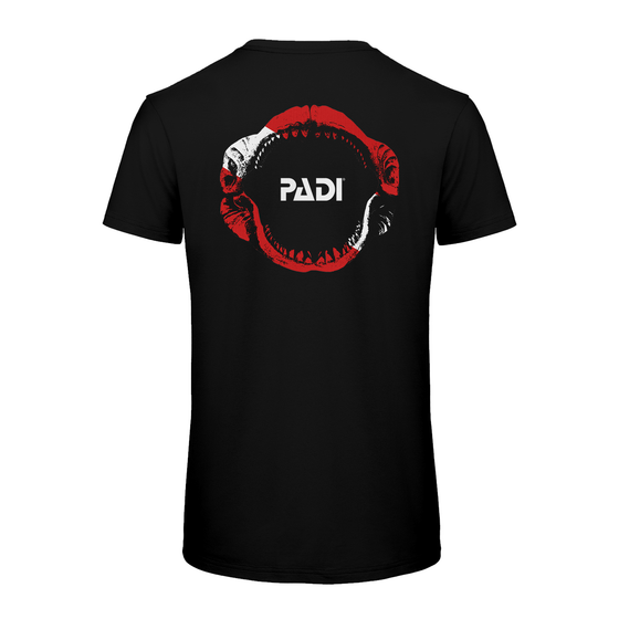 PADI Megalodon Dive Flag Black T-Shirt