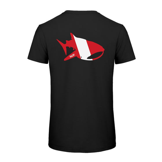 Men’s Limited Edition Dive Flag Whale Shark Tee - Black