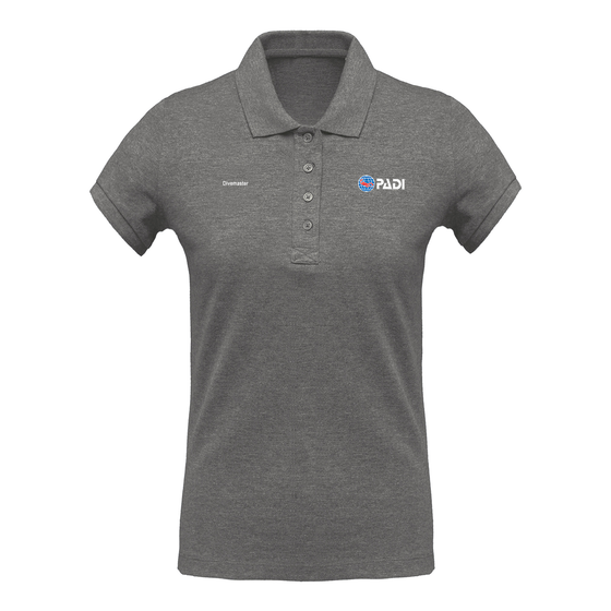 Divemaster Women's Polo - Grey