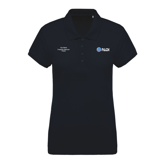 Freediver Instructor Trainer Women's Polo - Navy