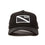 Diver Down Trucker Hat Black with Black/White Dive Flag