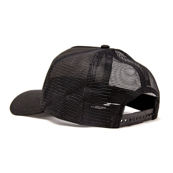 Diver Down Trucker Hat Black with Black/White Dive Flag