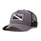 Diver Down Trucker Hat Dark Grey with Black/White Flag