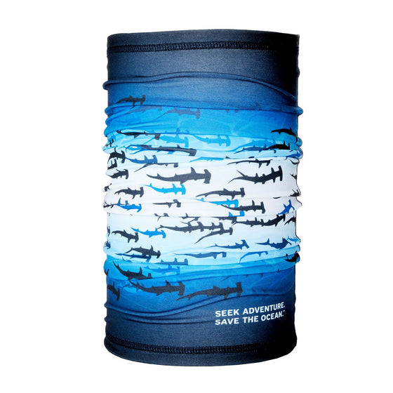 Hammerhead Sharks Recycled Plastic Face Mask / Sun Shield + 2 Filters