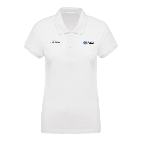IDC Staff Instructor Women's Polo - White