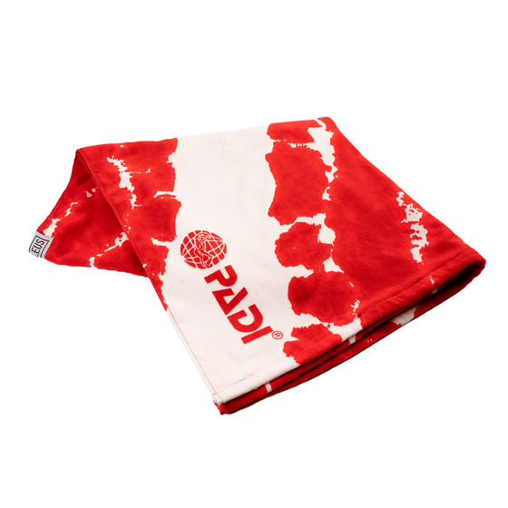 PADI X LEUS Retro Dive Flag Eco-friendly Towel
