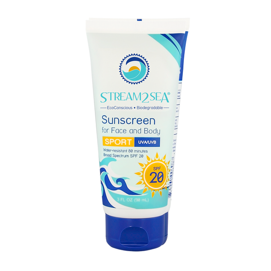 Stream2Sea Sunscreen for Face and Body SPF 20