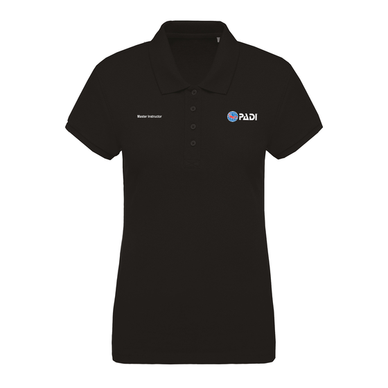 Master Instructor Women's Polo - Black