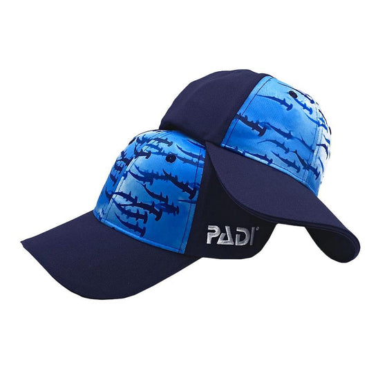 Recycled Plastic, Hammerhead Shark Hat - Navy