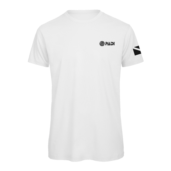 PADI Dive Flag One Colour-White