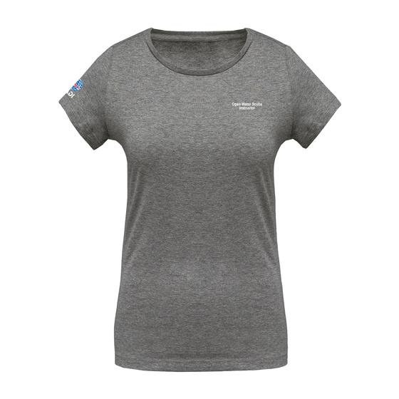 Open Water Scuba Instructor Women's T-Shirt - Grey