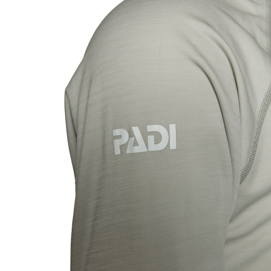 PADI Pro X Patagonia Men’s Sunshade Technical Hoodie – Tailored Grey