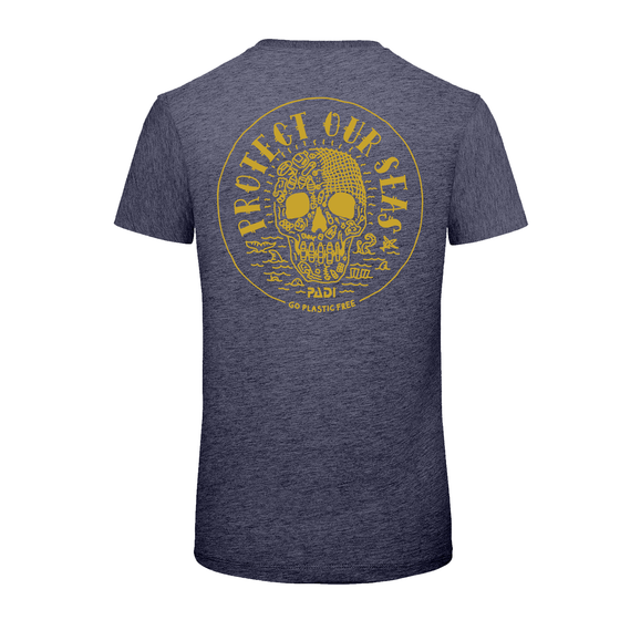 Unisex Protect Our Seas Charity Tee - Heather Navy