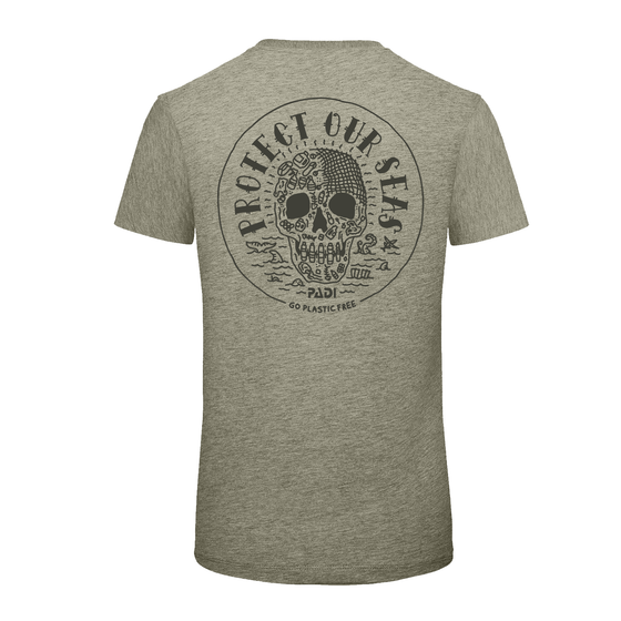 Unisex Protect Our Seas Charity Tee - Heather Stone