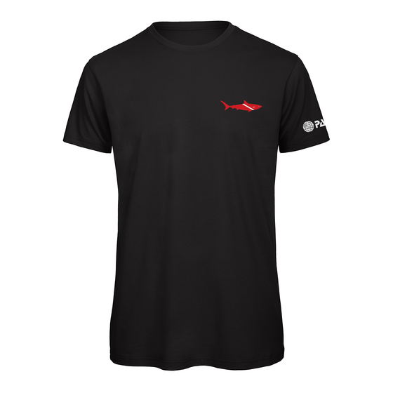 PADI Dive Flag Shark-Black