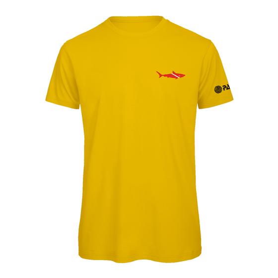 PADI Dive Flag Shark-Gold