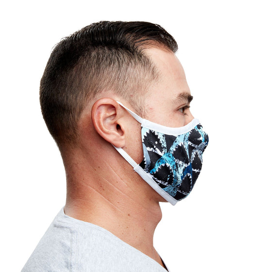 Great White Shark Recycled Plastic Cloth Face Mask with Filter Pocket + 5 Filters