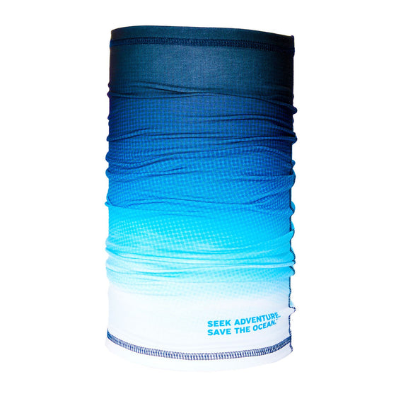 Tropical Seas Recycled Plastic Face Mask / Sun Shield + 2 Filters