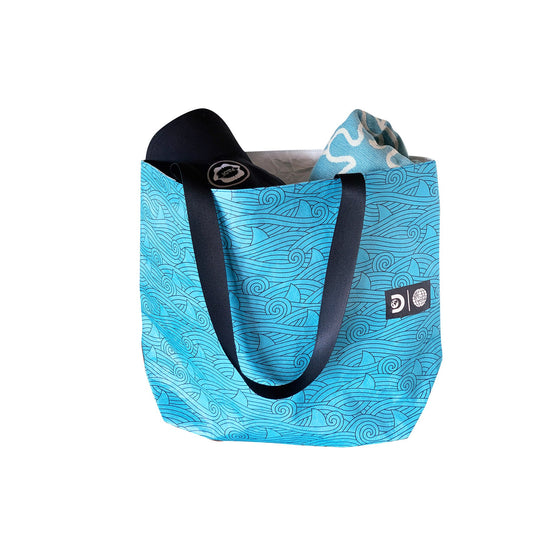 PADI-X-Discovery-Shark-Week-Fins-Up-Tyvek-Tote-Bag-3