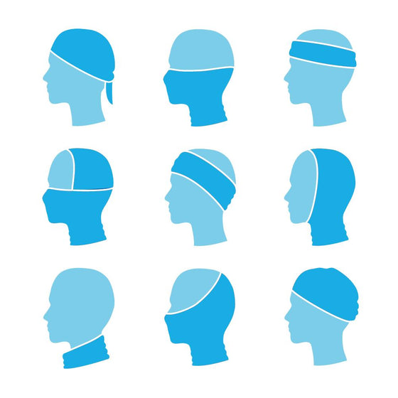 Hammerhead Sharks Recycled Plastic Face Mask / Sun Shield + 2 Filters