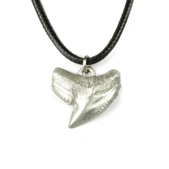Tiger Shark Tooth Recycled Cord Necklace