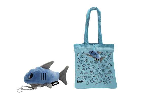 Tasini Shark Keychain / Reusable Bag