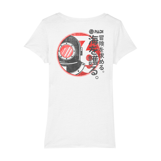 Women’s PADI Japan Retro Tee