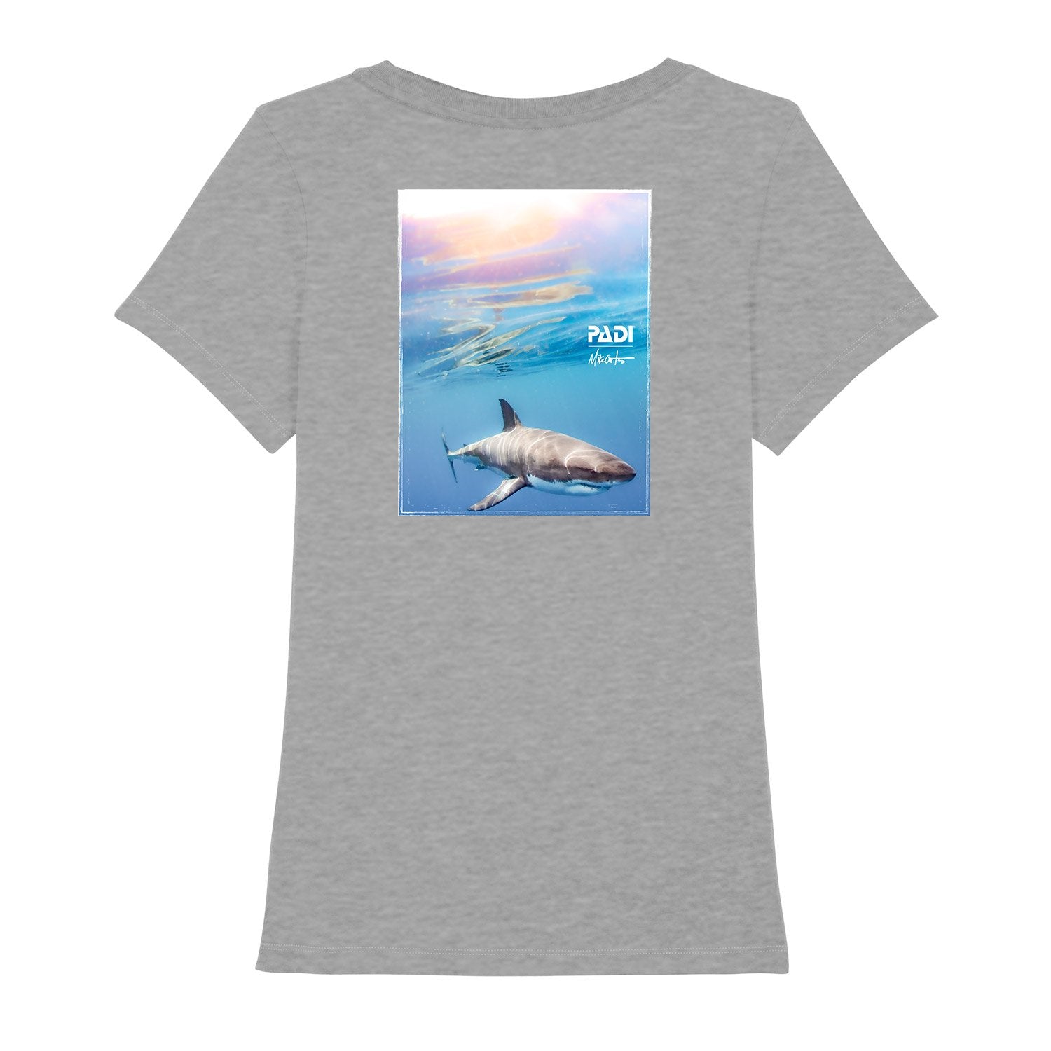 PADI X Mike Coots Great White Shark Women's Tee