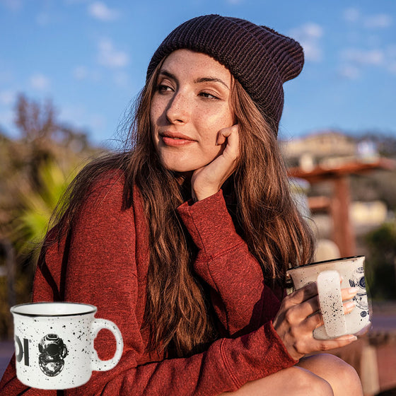 Retro Dive Helmet Ceramic Mug