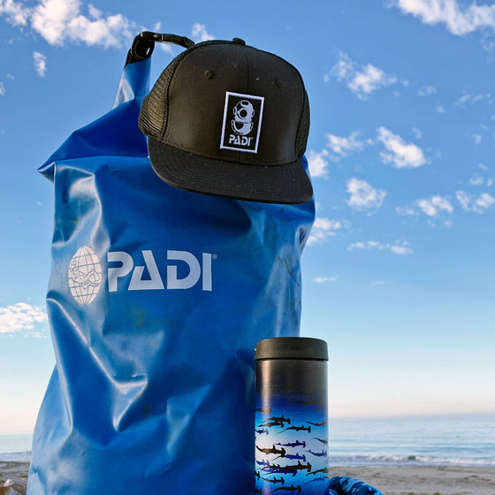 Recycled Plastic, PADI Dive Helmet Trucker