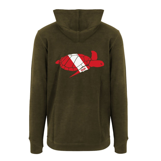Hoodie - Unisex Turtle Zip Hoodie