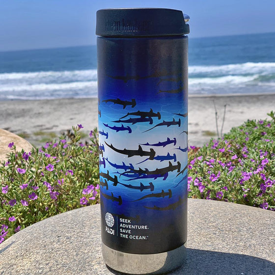 Limited Edition Hammerhead Shark PADI X Klean Kanteen Wide Mouth Bottle