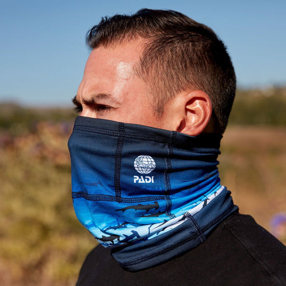 Hammerhead Sharks Recycled Plastic Face Mask / Sun Shield + 2 Filters