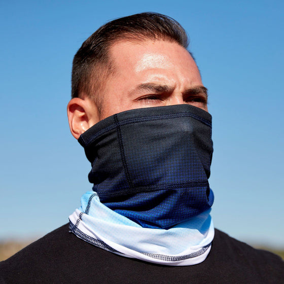 Tropical Seas Recycled Plastic Face Mask / Sun Shield + 2 Filters